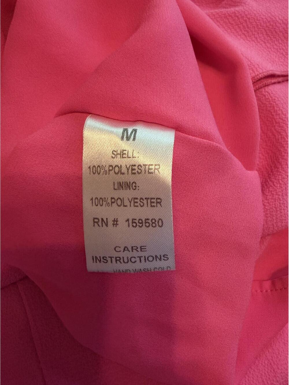 Pink Lily One Shoulder Dress Women’s Medium - Picture 6 of 6